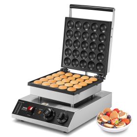 VEVOR Mini Dutch Pancake Maker, 25PCS 43mm Diameter Dorayaki Baker Machine, 1700W Commercial Electric Poffertjes Grill, Non-stick Stainless Steel VEVOR Mini Dutch Pancake Maker, 25PCS 43mm Diameter Dorayaki Baker Machine, 1700W Commercial Electric Poffertjes Grill, Non-stick Stainless Steel